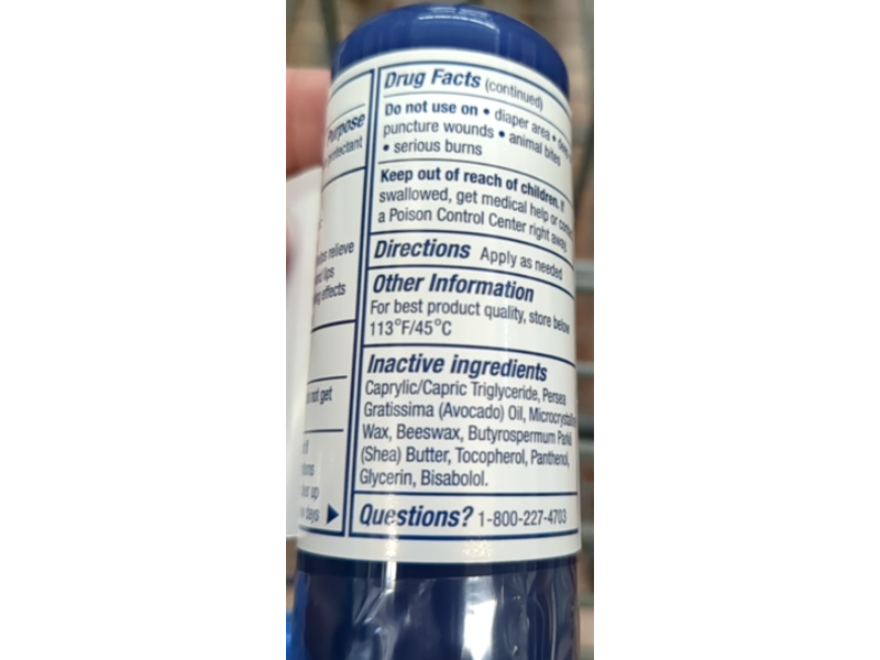 Aquaphor Baby Healing Balm Stick, Avocado Oil & Shea Butter, 18.4 g