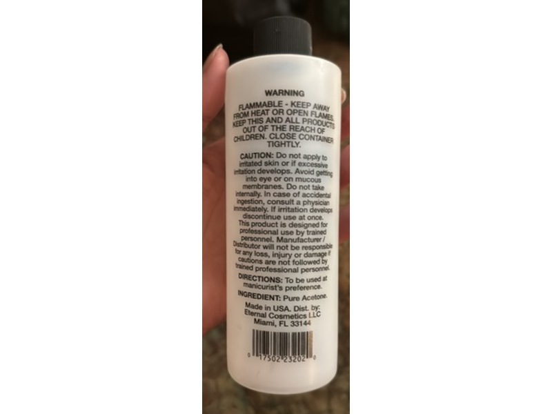Pronto 100% Acetone Professional Remover, 8 fl oz