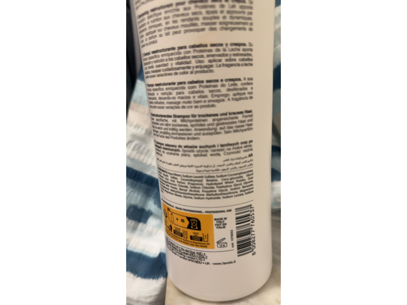 Fanola Nourishing Restructuring Shampoo, 33.8 fl oz/1000 mL