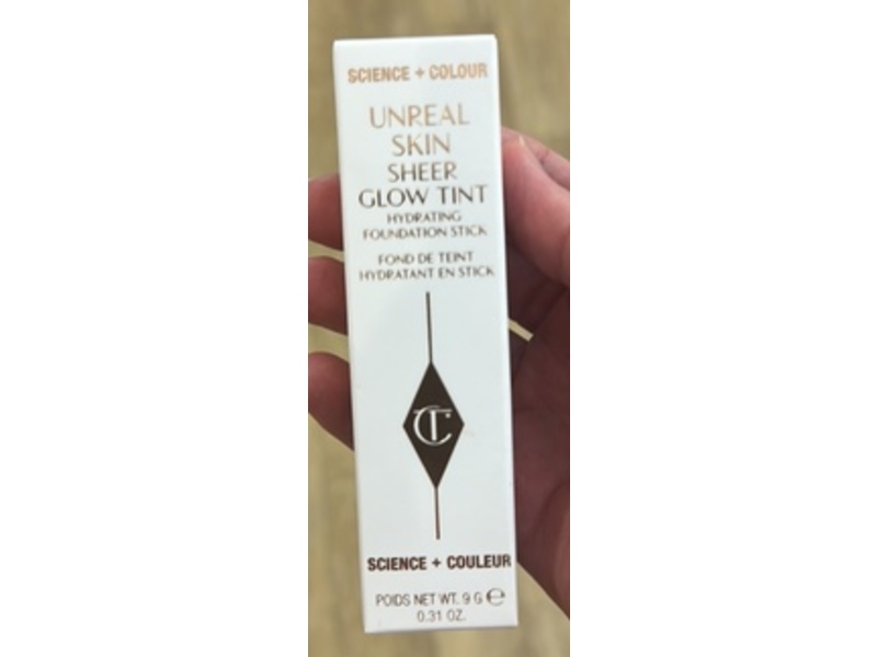 Charlotte Tilbury Unreal Skin Sheer Glow Tint, 01.5 Fair, 0.31 oz/9 g