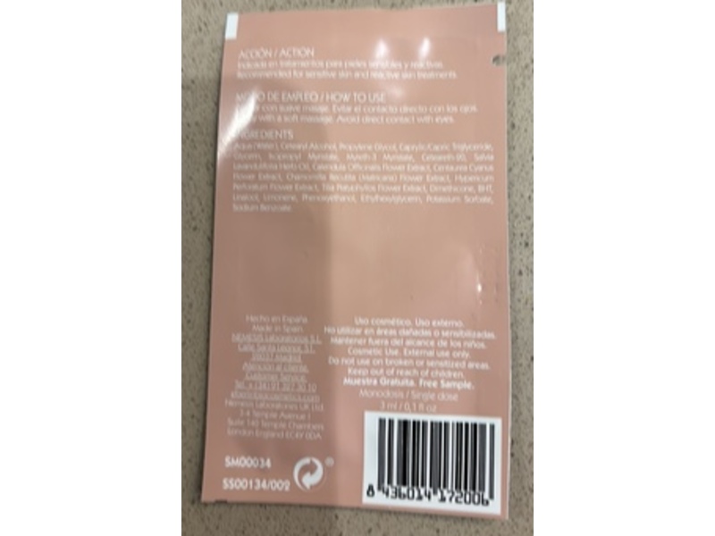 Eberlin Soothing Cream, Infinity Line, 0.1 fl oz/3 mL