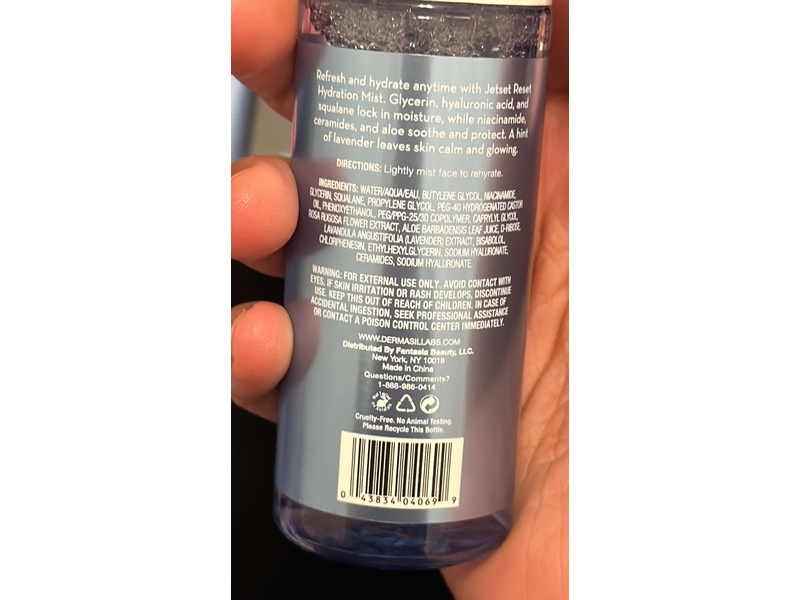 Dermasil Jet Set Reset Hydra Mist, 2 fl oz/59 mL