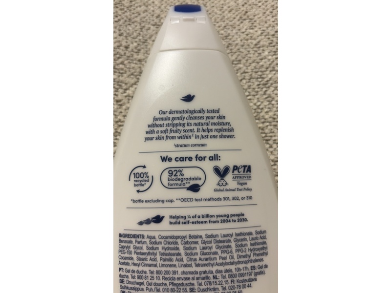 Dove Hydrate Shower Gel, 450 mL
