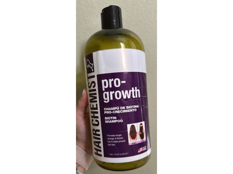 Hair Chemist Pro-Growth Shampoo, Biotin, 33.8 fl oz/1 L