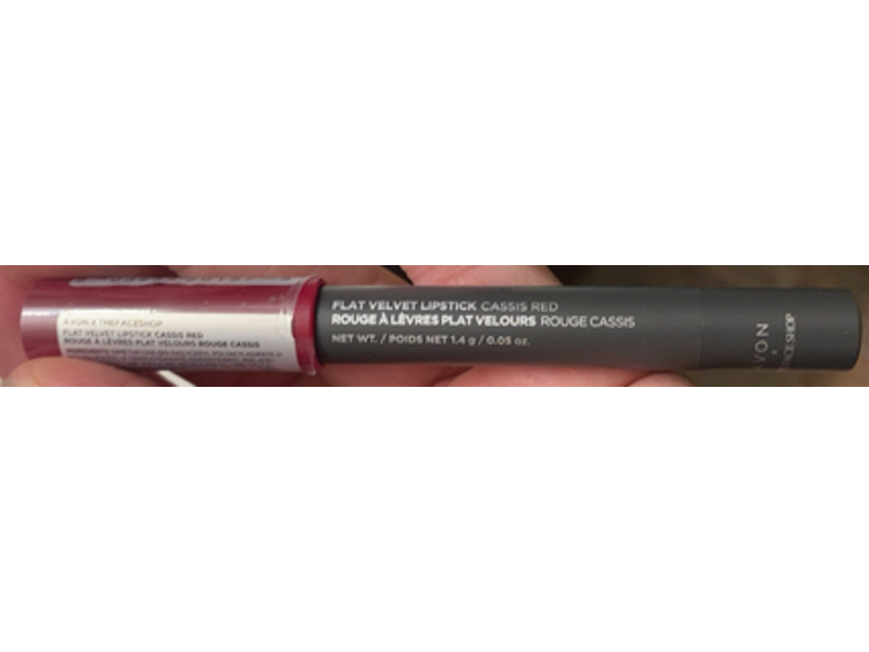 Avon Flat Velvet Lipstick, Classis Red, 0.05 oz/1.4 g