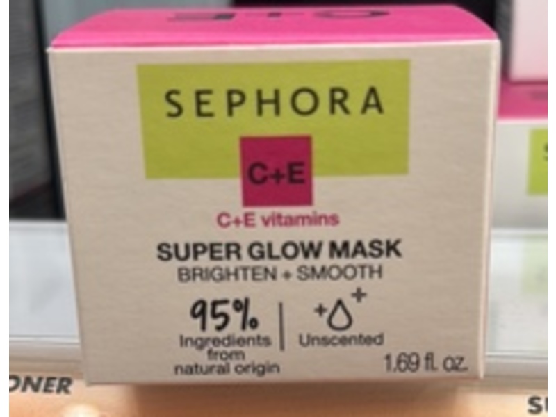 Sephora C+E Vitamins Super Glow Mask, Brighten + Smooth, 1.69 fl oz/50 mL