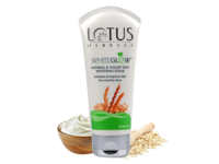 Lotus Herbals White Glow Skin Whitening Scrub, Oatmeal & Yourt, 100 g - Image 2