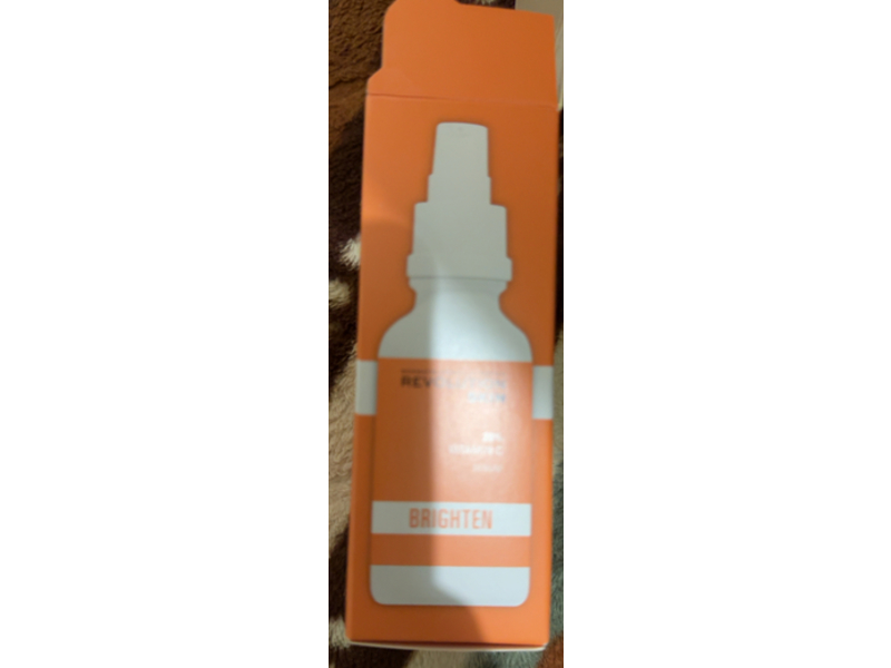 Revolution Skin Brighten Intense Skin Rejuvenation Serum, Vitamin C, 1 fl oz/30 mL