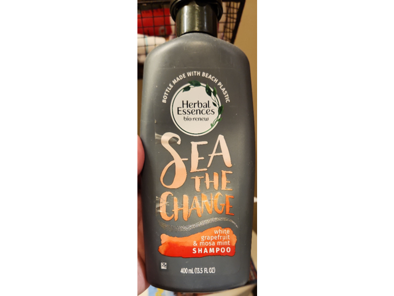 Herbal Essences BioRenew Sea The Change Shampoo, White Grapefruit & Mosa Mint, Pack of 2,13.5 fl oz/ 400 mL