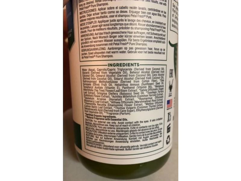 Petal Fresh Pure Scalp Treatment Conditioner, Tea Tree, 16 fl oz/475 mL