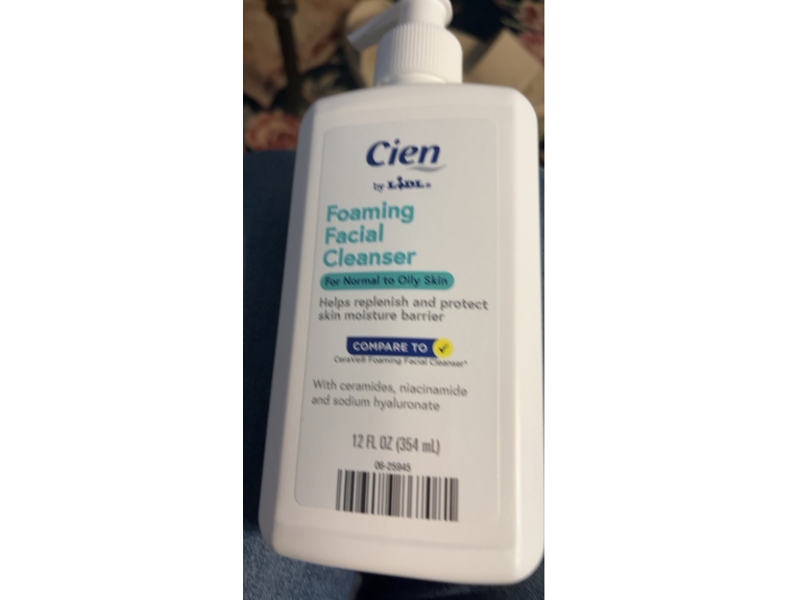 Cien By Lidi Foaming Facial Cleanser, 12 fl oz/354 mL