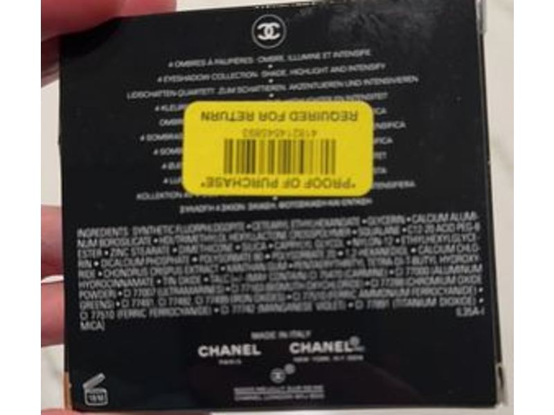 Chanel Les 4 Ombres Multi-Effect Quadra Eyeshadow, 226 Tisse Rivoli, 0.07oz/2 g