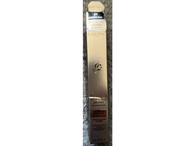 Lancome Hypnose Drama Extreme Volume Waterproof Mascara, 01 Excessive Black, 0.27 fl oz/8 mL