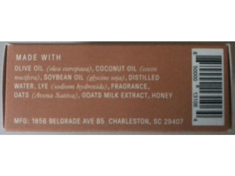 Old Whaling Co Bar Soap, Oatmeal Milk & Honey, 5 oz