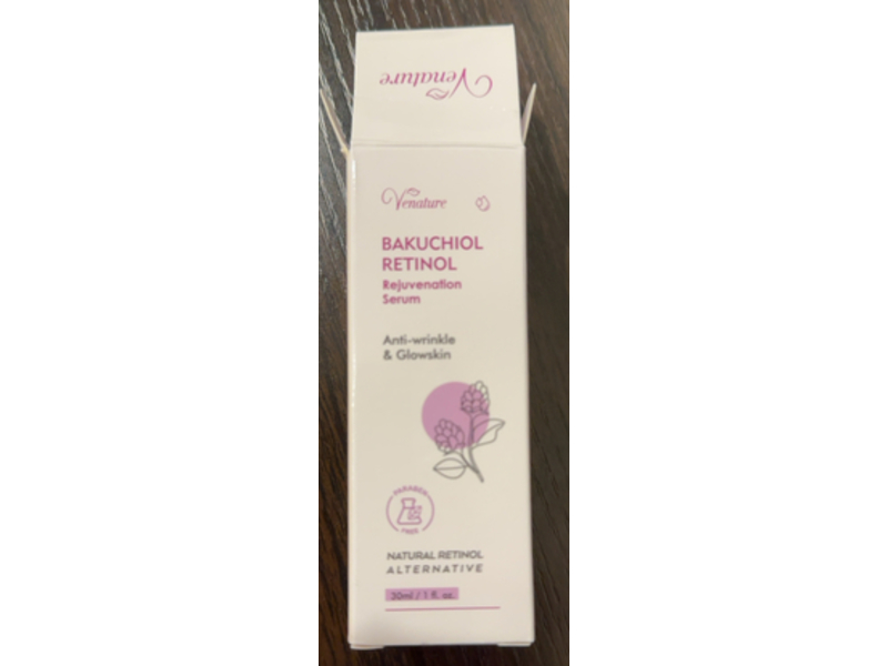 Venature Rejuvenation Serum, Bakuchiol Retinol, 1 fl oz/30 mL, Pack Of 2