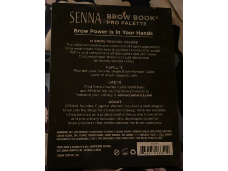 Senna Brow Book Pro Palette