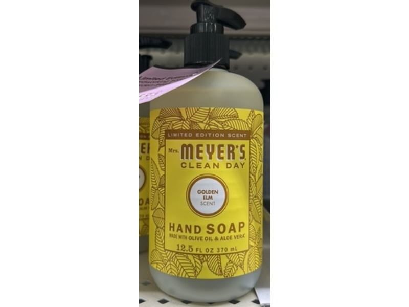 Mrs. Meyer's Clean Day Hand Soap, Golden Elm, 12.5 fl oz/370 mL
