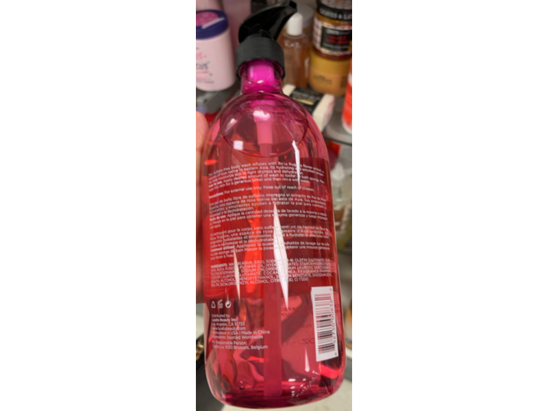 Luseta Rose Oil Body Wash, 33.8 fl oz/1 L