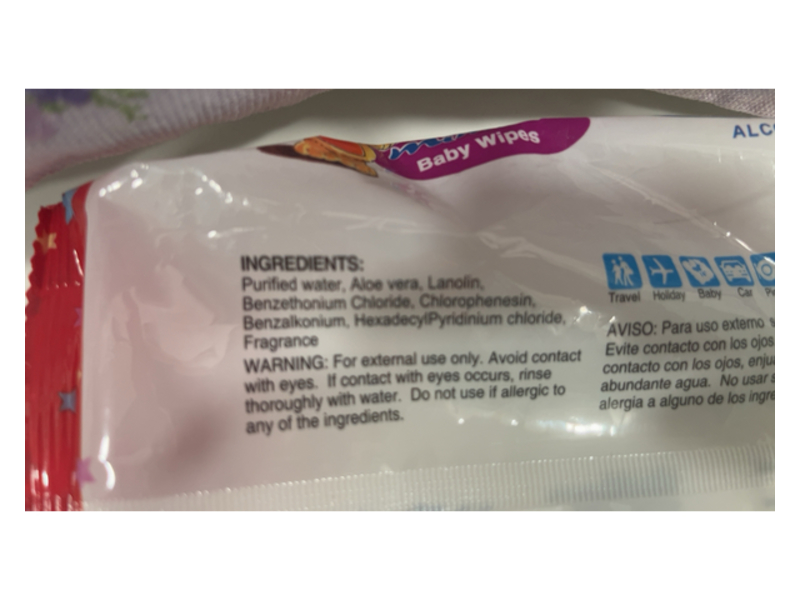 Mimitos Baby Wipes, 80 Count