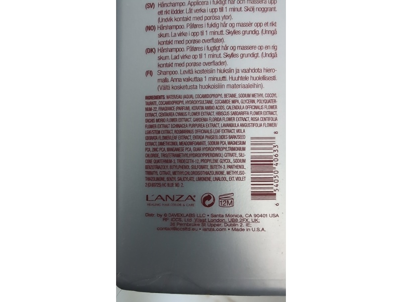 L’ANZA Healing ColorCare Silver Brightening Shampoo, 33.8 fl oz/1 L