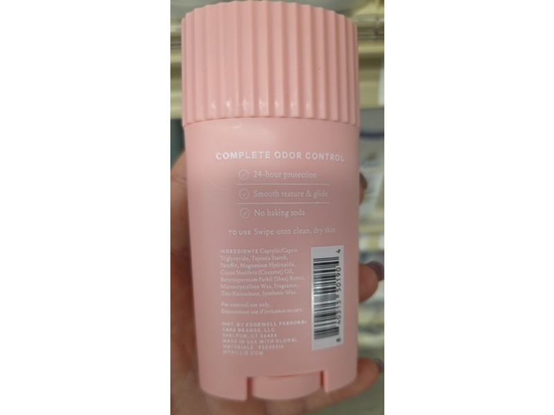 Billie All Day Deodorant, Cotton Cloud, 2.6 oz