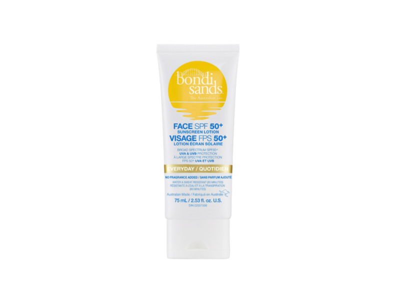 Bondi Sands Everyday Face Sunscreen Lotion, SPF 50+, 2.53 fl oz/75 mL