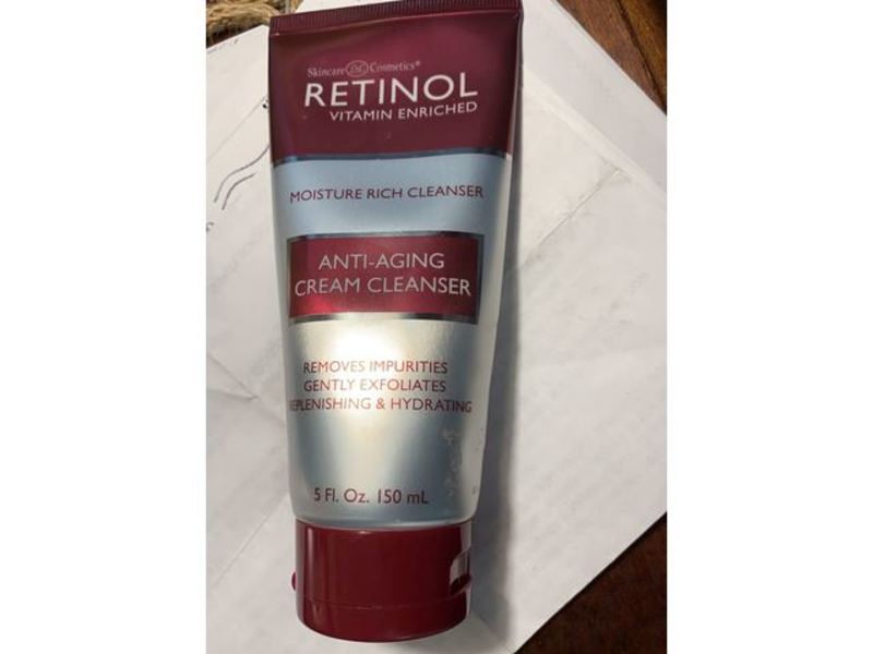 Retinol Anti-aging Cream Cleanser, 5 fl oz/150 mL