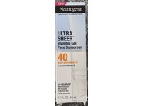 Neutrogena Ultra Sheer Invisible Gel Face Sunscreen, SPF 40, Vitamin E, 1.7 fl oz/50 mL - thumbnail 3