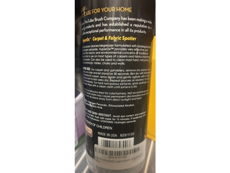 Fuller Brush HyperOx Carpet/Fabric Spotter, 24 fl oz/710 mL
