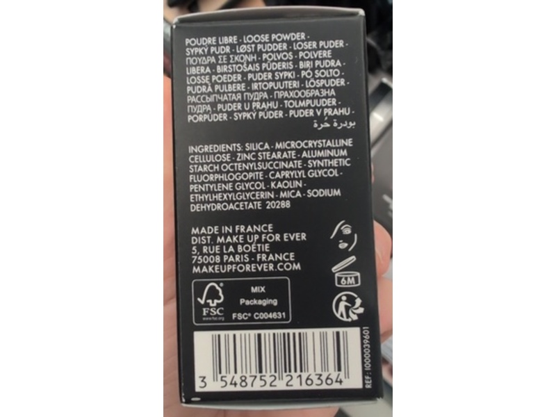 Make Up For Ever Hd Skin Perfecting Loose Powder, Translucent, 0.29 oz/8.5 g