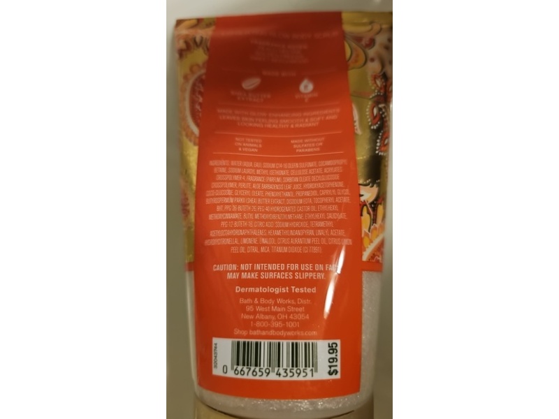 Bath & Body Works Exfoliating Glow Body Scrub, Peach Blossom & Nectar, 7.4 oz/210 g
