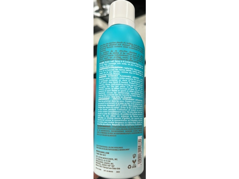 Moroccanoil Dry Shampoo, Light Tones, 8.2 oz/300 mL