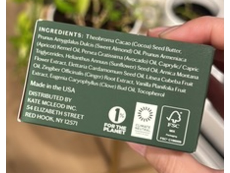 Kate The Recovery Stone Soothing Muscle Balm & Massage Bar, Arnica+Ginger, 3.5 oz/100 g