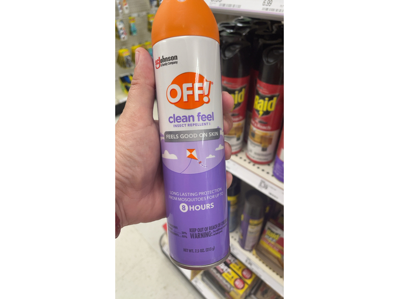 OFF! Clean Feel Insect Repellent I Aerosol, 7.5 oz (213 g)