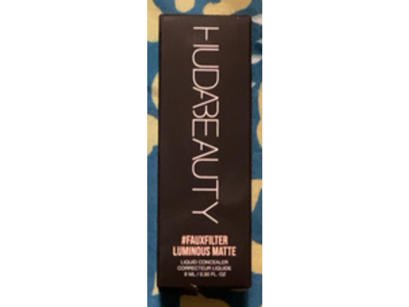 Huda Beauty Fauxfilter Luminous Matte Liquid Concealer, Caramel Corn 5.1N, 0.30 fl oz/9 mL