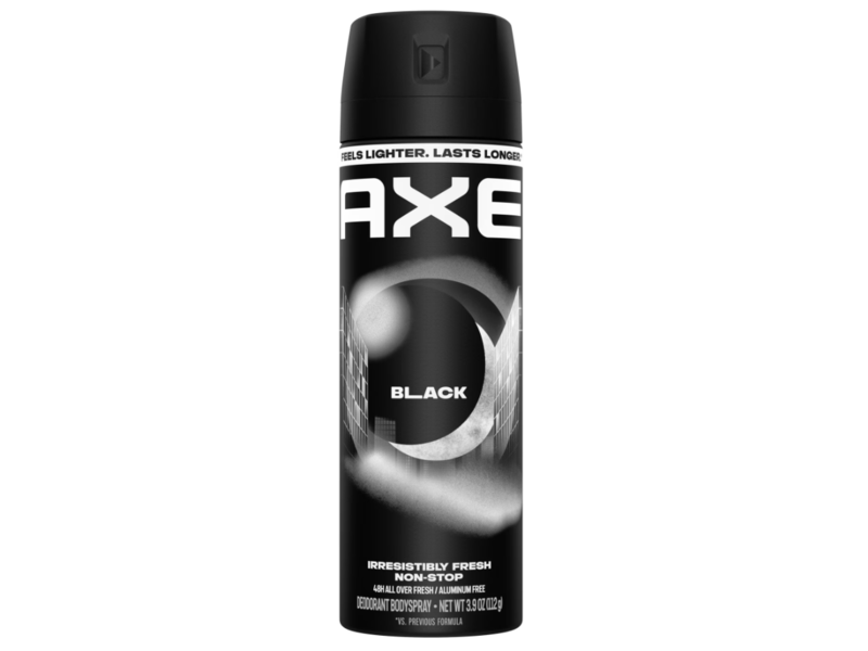 Axe Deodorant Bodyspray, Black, 3.9 oz/112 g