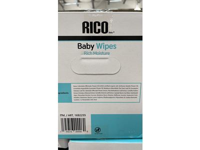 新品RICO Baby Wipes 720枚入り 2箱セット Amazon.co.jp: 【2箱セット】コストコ RICO おしりふき リコ