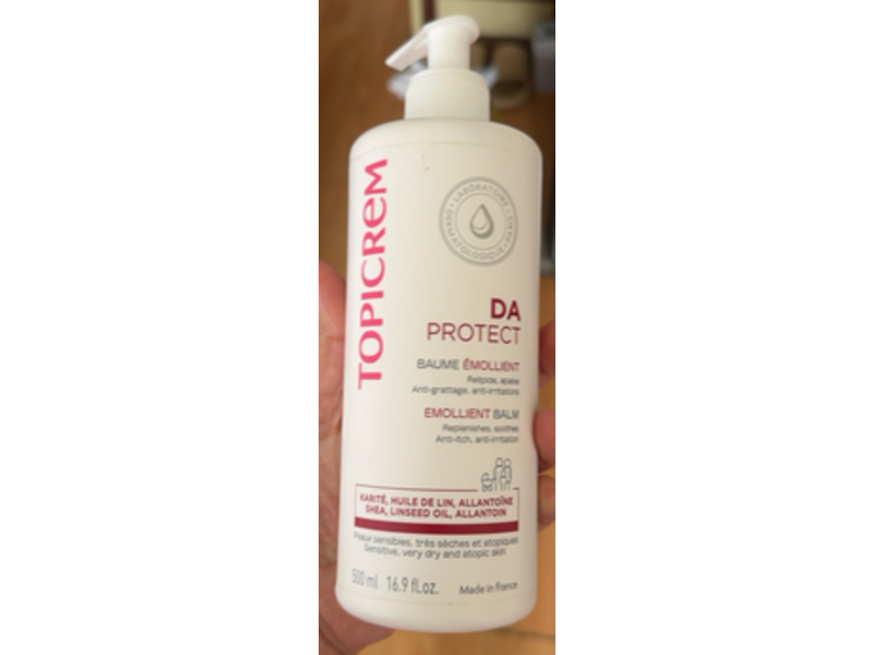 Topicrem DA Protect Emollient Balm, 16.9 fl oz/500 mL