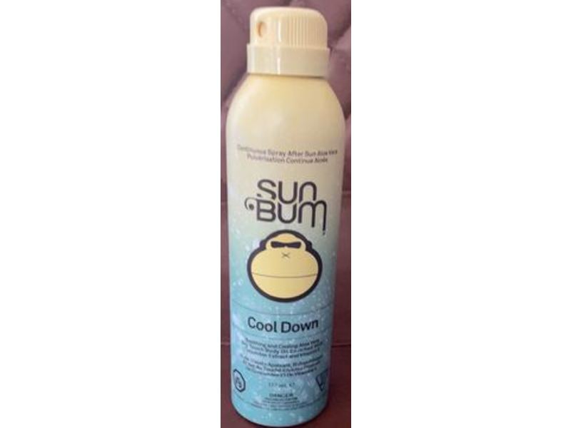 Sun Bum Continuous Spray After Sun, Aloe Vera, Cool Down, 177 mL