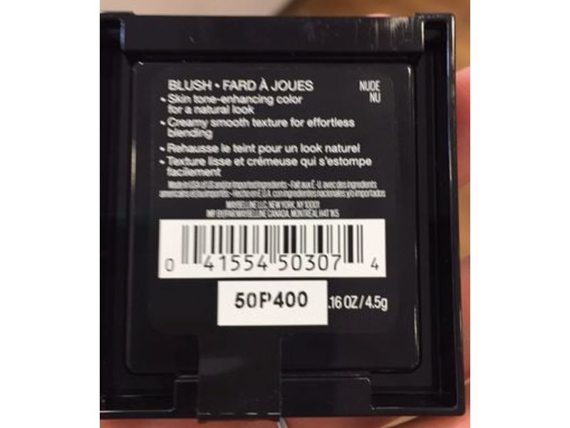 Maybelline New York Fit Me! Blush, 15 Nude, 0.16 oz/4.5 g