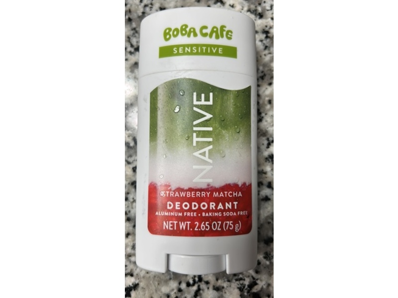 Native Deodorant, Strawberry Matcha, 2.65 oz/75 g, Pack Of 2