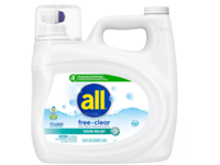 All Odor Relief Liquid Laundry Detergent, Free & Clear, 79 Loads, 118 fl oz/3.48 L - Image 2