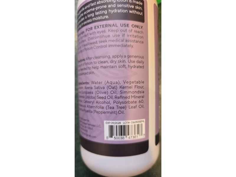Marie Originals The Bioactive Eczema Nourish Moisturizer, 16 fl oz/473 mL