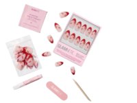 Glamnetic Short Almond Press On Nails, 1C-Cherry Bomb, 0.07 fl oz/2 mL - thumbnail 1