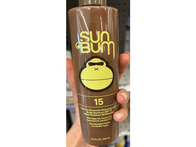 Sun Bum Sunscreen Browning Lotion, SPF 15, 8.5 fl oz/250 mL