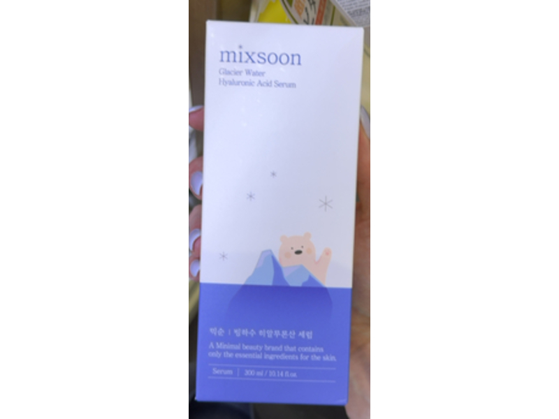 Mixsoon Glacier Water Serum, Hyaluronic Acid, 10.14 fl oz/300 mL