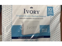 Ivory Bar Soap, Original, 4.0 oz, 10 Count - thumbnail 2