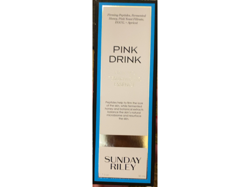 Sunday Riley Pink Drink Firming Resurfacing Essence,1.7 fl oz/50 mL