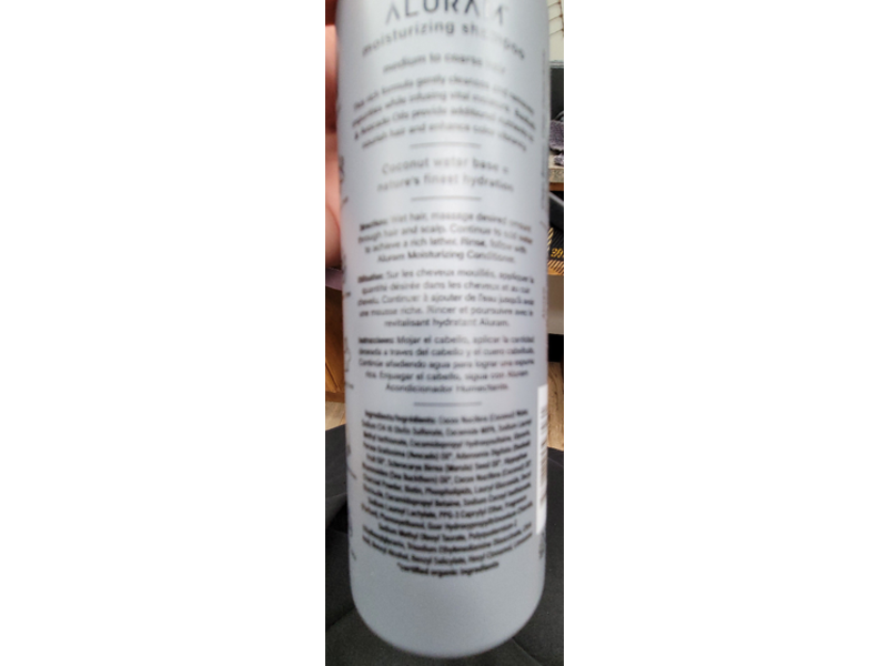 Aluram Moisturizing Shampoo, 12 fl oz/355 mL