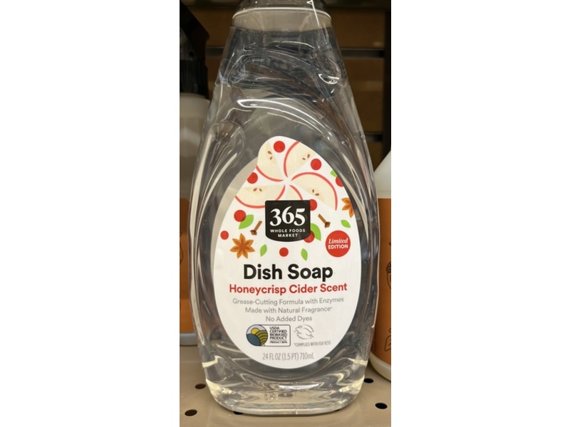 Whole Foods Market Dish Soap, Honeycrisp Cider, 24 fl oz/710 mL